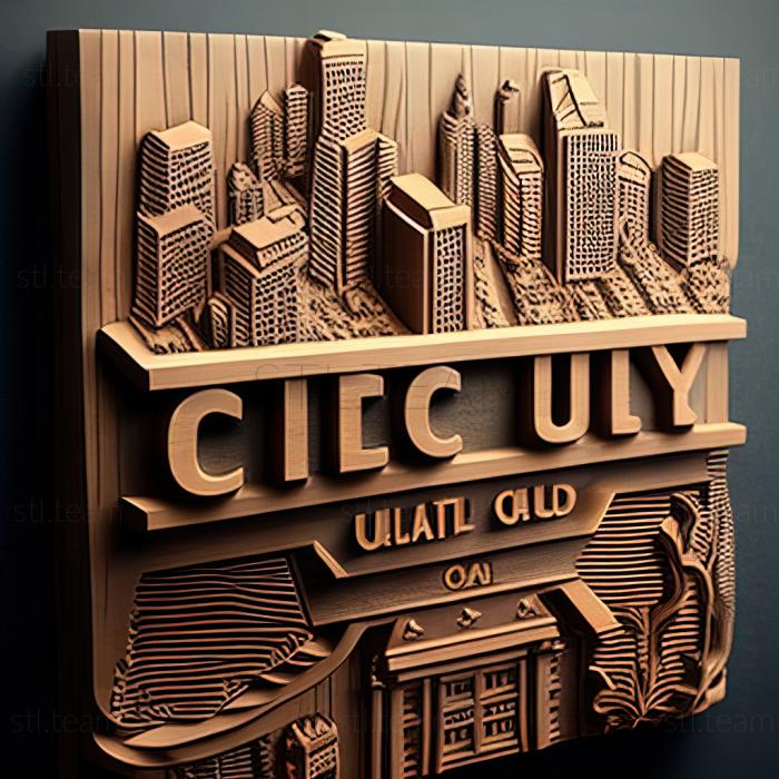 3D model Criminal City (STL)
